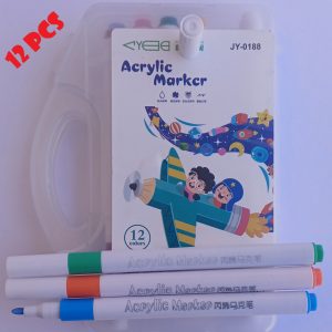 Marker Acrylic Boite de 12 Pcs